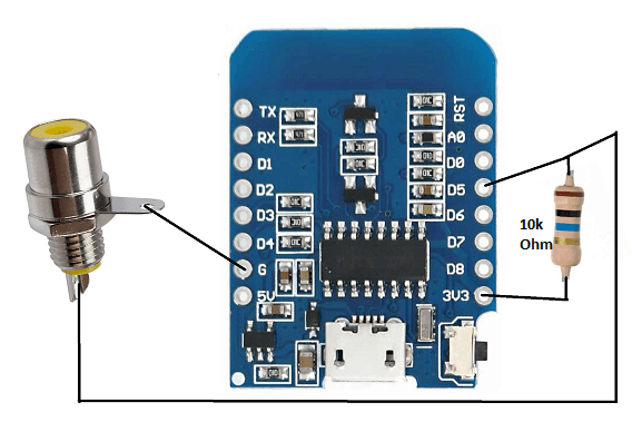 WeMos D1 Mini and Flame Detector Sensor on Home Assistant